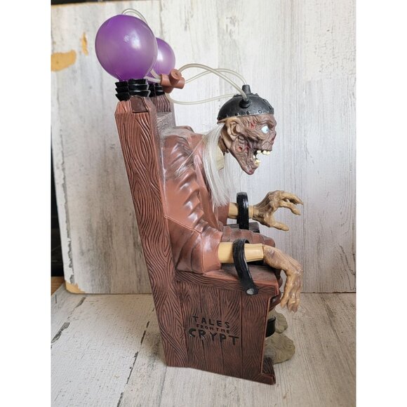 Vintage AS IS tales from the crypt crypt keeper electric chair Halloween prop - Picture 5 of 11